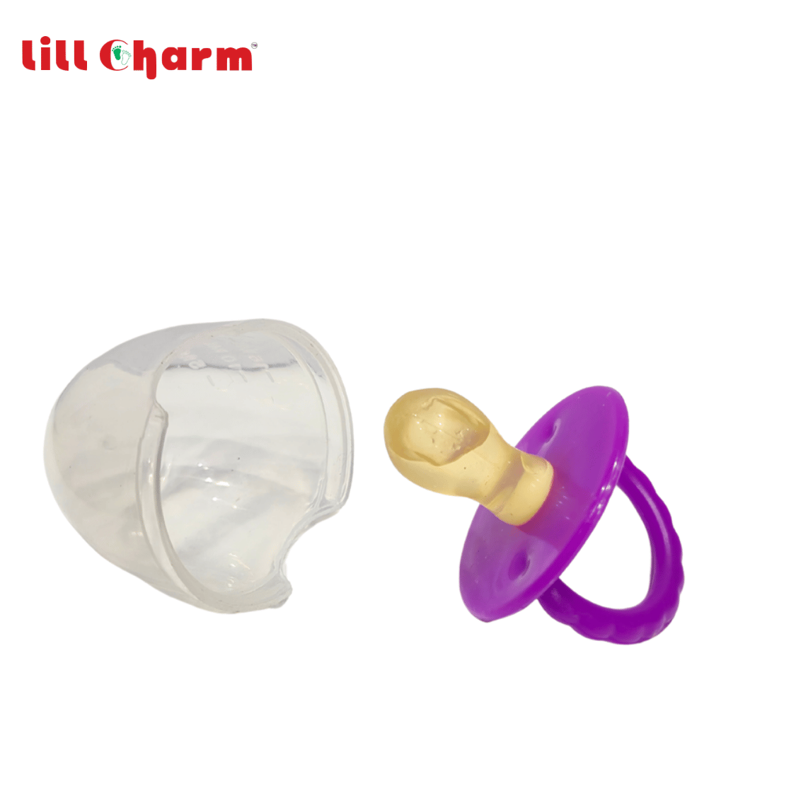 Lill Charm Comfort Soft Silicone Baby Pacifier with Protective Cover (BPA-Free)