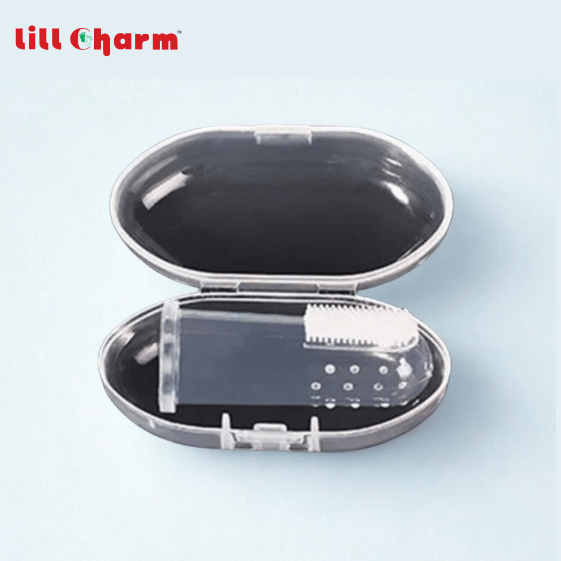 Lill Charm Ultra-Soft Silicone Finger Toothbrush for Babies & Toddlers