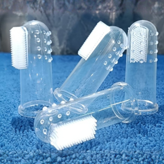 Ultra-Soft Silicone Finger Toothbrush for Babies & Toddlers