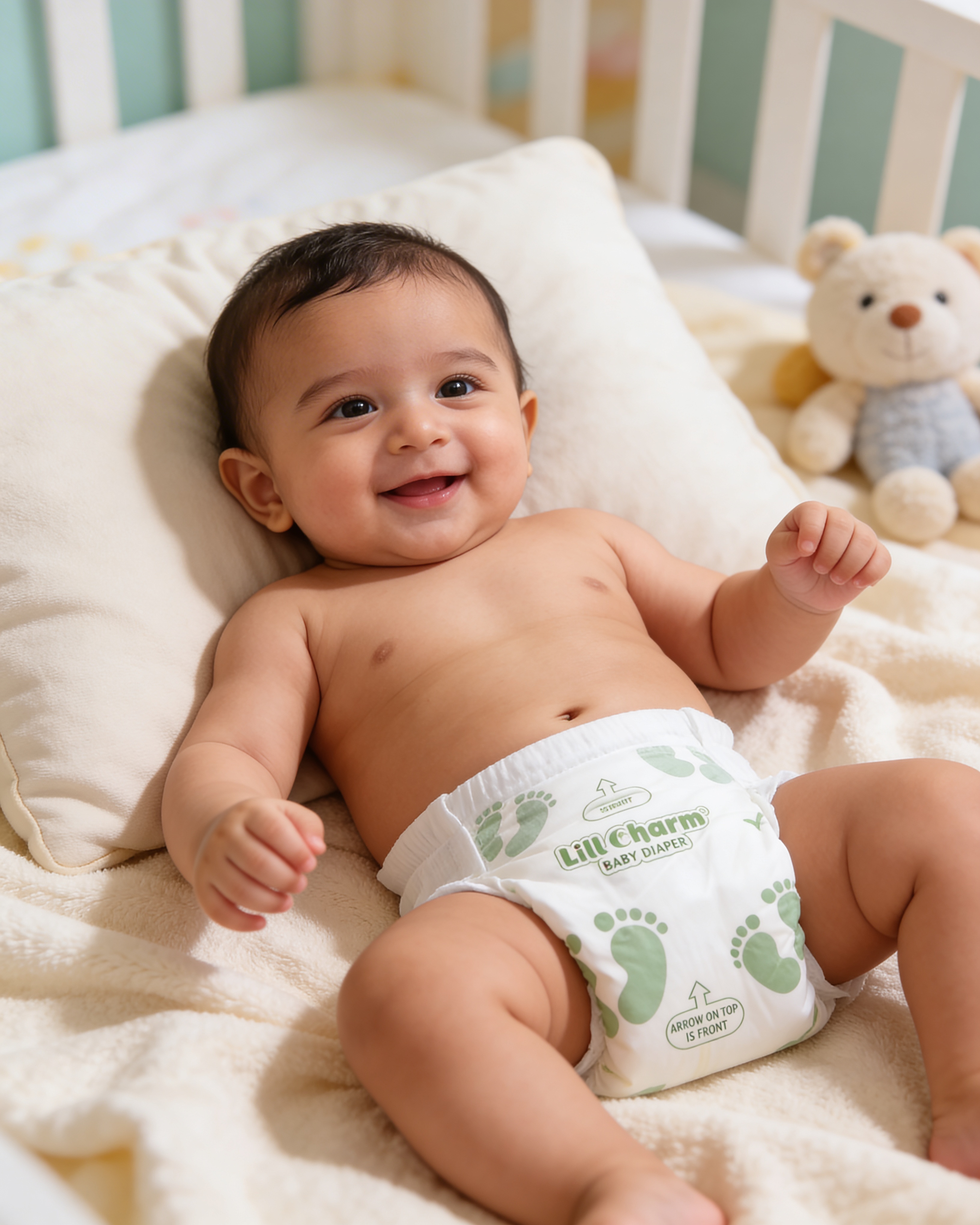 Premium Diaper Combo Pack with Stainless Steel Feeding Bottle